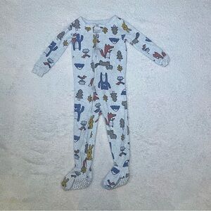 Carter's Multicolor Animal Print Footie